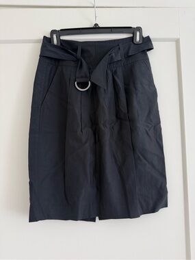 Banana Republic Black Skirt with Tie Detail